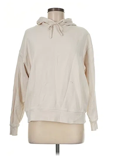Pre-owned Girlfriend Collective Pullover Hoodie In Ivory