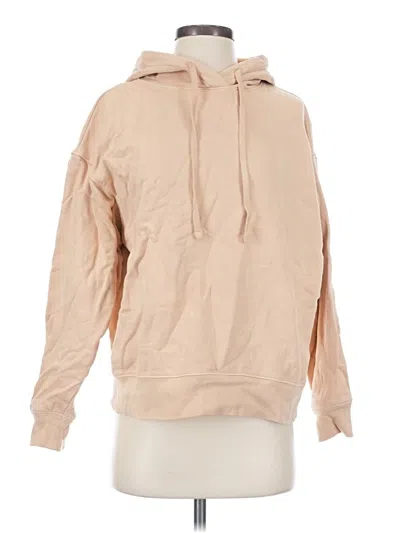 Pre-owned Girlfriend Collective Pullover Hoodie In Tan