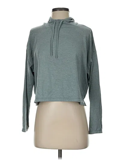 Pre-owned Girlfriend Collective Pullover Hoodie In Teal