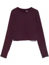 Girlfriend Collective Reset Lift T-shirt In Purple