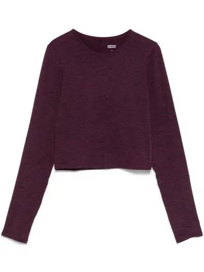 Girlfriend Collective Reset Lift T-shirt In Purple