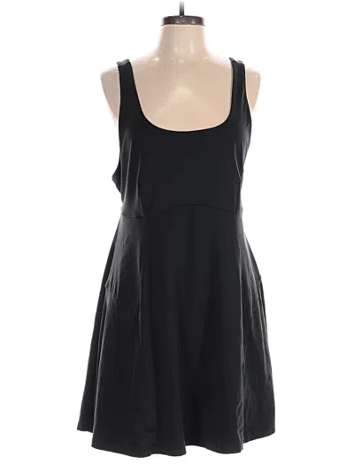 Pre-owned Girlfriend Collective Romper In Black