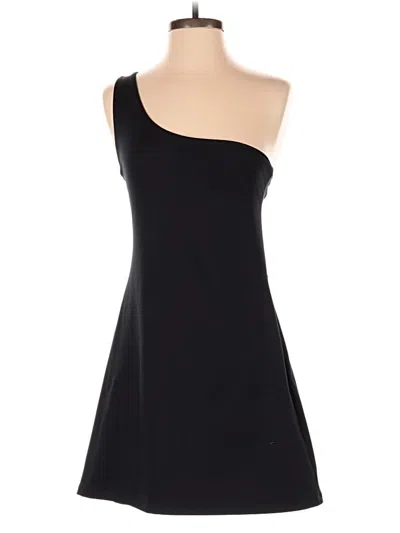 Pre-owned Girlfriend Collective Romper In Black