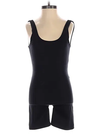 Pre-owned Girlfriend Collective Romper In Black