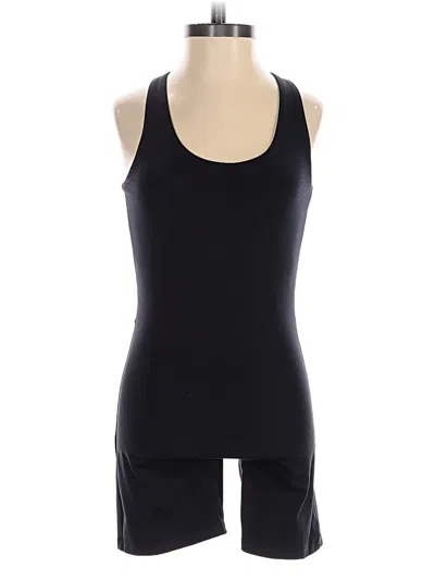 Pre-owned Girlfriend Collective Romper In Black