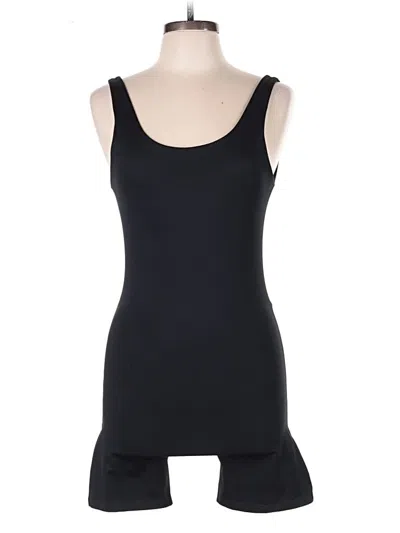 Pre-owned Girlfriend Collective Romper In Black
