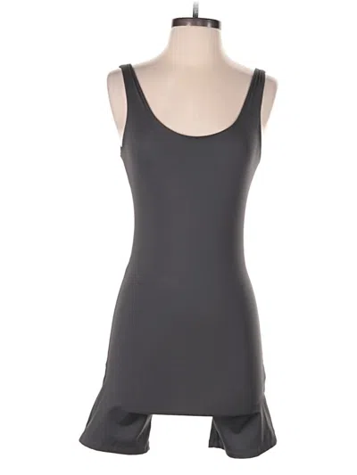 Pre-owned Girlfriend Collective Romper In Gray