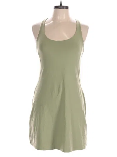 Pre-owned Girlfriend Collective Romper In Green