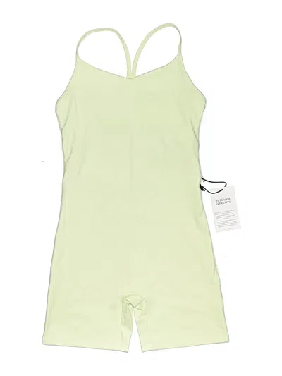 Girlfriend Collective Romper In Green