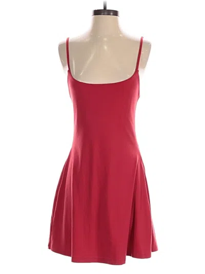 Pre-owned Girlfriend Collective Romper In Red