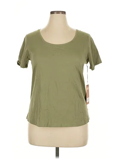 Girlfriend Collective Short Sleeve T-shirt In Green