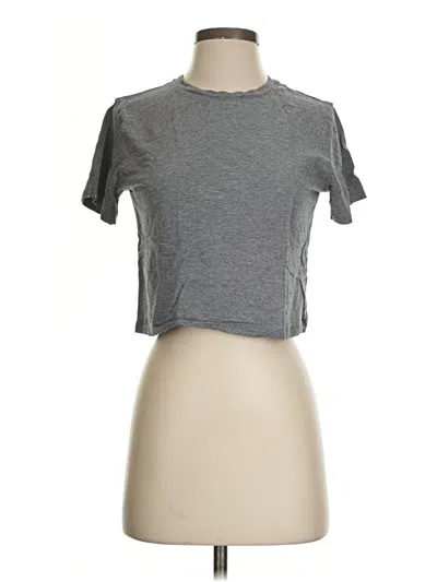 Pre-owned Girlfriend Collective Short Sleeve T-shirt In Gray