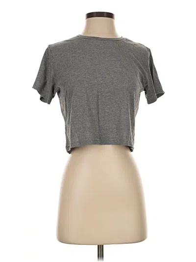 Pre-owned Girlfriend Collective Short Sleeve T-shirt In Gray