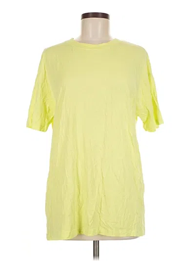 Pre-owned Girlfriend Collective Short Sleeve T-shirt In Yellow
