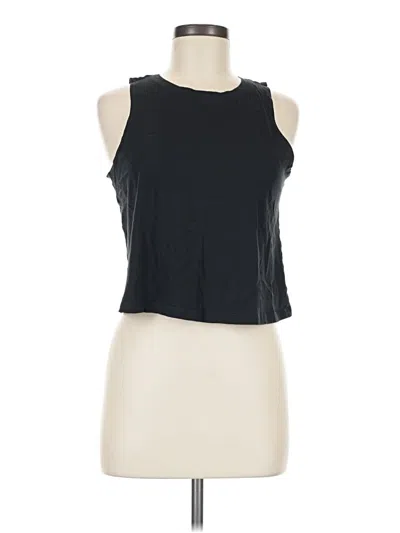 Pre-owned Girlfriend Collective Sleeveless T-shirt In Black