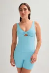 Girlfriend Collective Snowcap Meredith Bow Tank