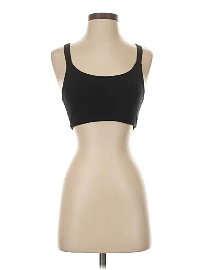 Pre-owned Girlfriend Collective Sports Bra In Black