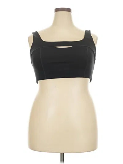 Pre-owned Girlfriend Collective Sports Bra In Black