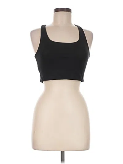 Pre-owned Girlfriend Collective Sports Bra In Black