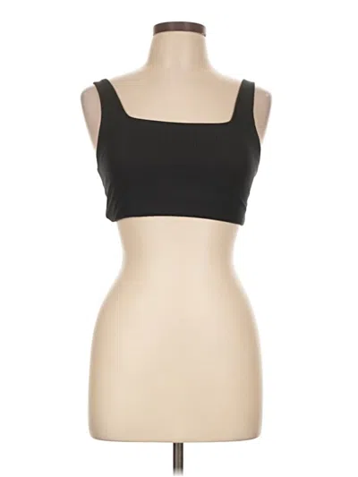 Pre-owned Girlfriend Collective Sports Bra In Black