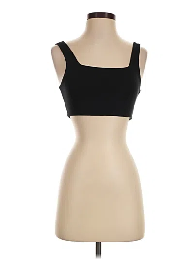 Pre-owned Girlfriend Collective Sports Bra In Black