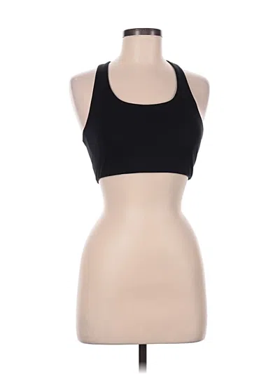 Pre-owned Girlfriend Collective Sports Bra In Black
