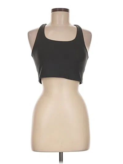 Pre-owned Girlfriend Collective Sports Bra In Black
