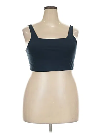 Pre-owned Girlfriend Collective Sports Bra In Blue