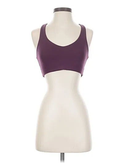Pre-owned Girlfriend Collective Sports Bra In Purple