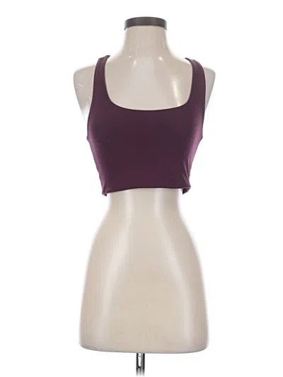 Pre-owned Girlfriend Collective Sports Bra In Purple