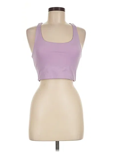 Pre-owned Girlfriend Collective Sports Bra In Purple