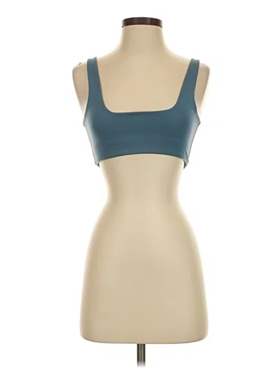 Pre-owned Girlfriend Collective Sports Bra In Teal