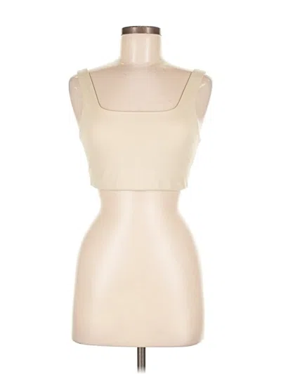 Pre-owned Girlfriend Collective Sports Bra In White