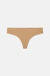 GIRLFRIEND COLLECTIVE SUEDE SPORT THONG