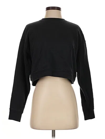 Pre-owned Girlfriend Collective Sweatshirt In Black