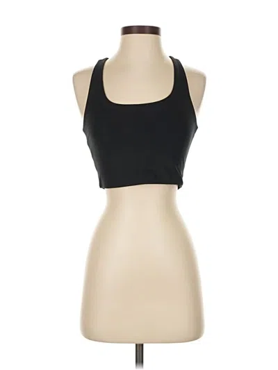 Pre-owned Girlfriend Collective Tank Top Black Halter Neckline Tops