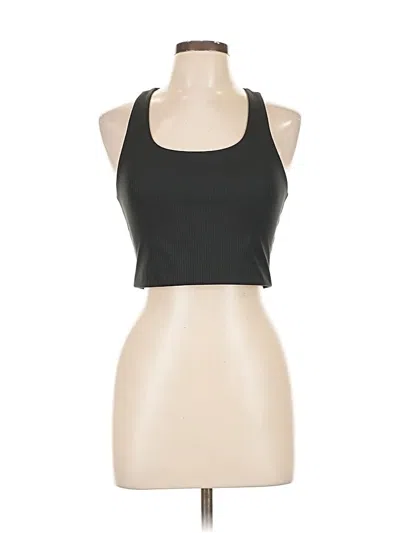 Pre-owned Girlfriend Collective Tank Top Black Halter Neckline Tops