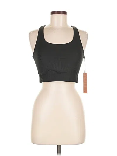 Girlfriend Collective Tank Top Black Halter Neckline Tops