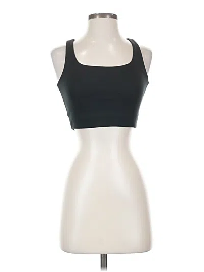 Pre-owned Girlfriend Collective Tank Top Black Halter Neckline Tops