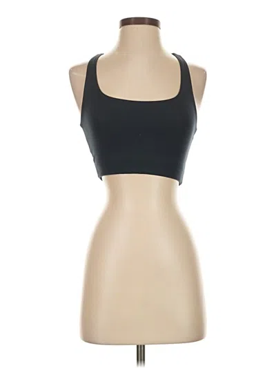 Pre-owned Girlfriend Collective Tank Top Black Halter Neckline Tops