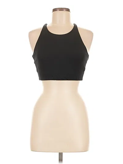 Pre-owned Girlfriend Collective Tank Top Black Halter Neckline Tops