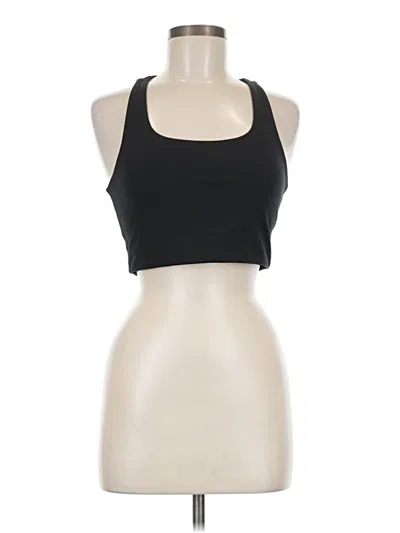 Pre-owned Girlfriend Collective Tank Top Black Halter Neckline Tops