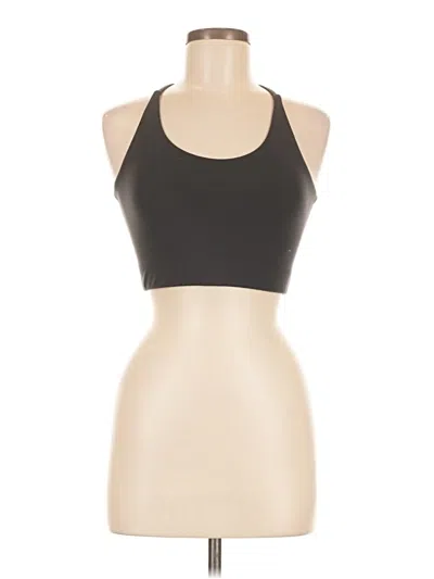 Pre-owned Girlfriend Collective Tank Top Black Halter Neckline Tops
