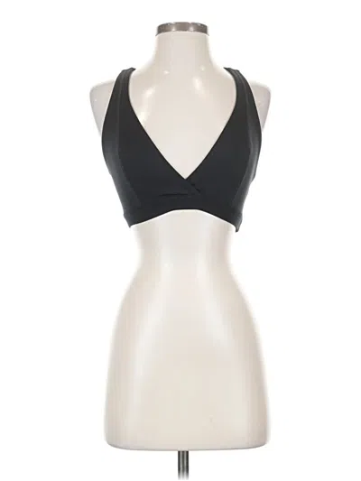 Pre-owned Girlfriend Collective Tank Top Black Halter Neckline Tops