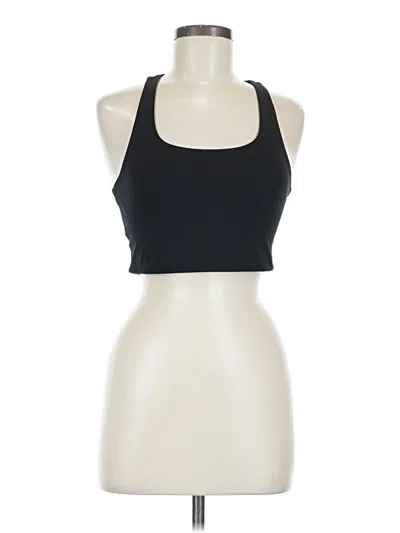 Pre-owned Girlfriend Collective Tank Top Black Halter Neckline Tops
