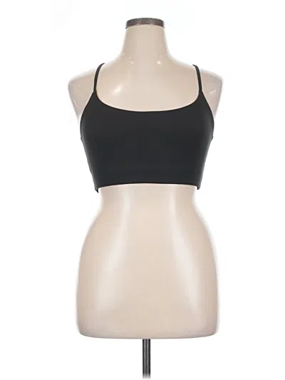 Pre-owned Girlfriend Collective Tank Top Black Halter Neckline Tops
