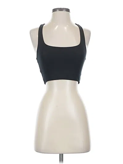 Pre-owned Girlfriend Collective Tank Top Black Halter Neckline Tops