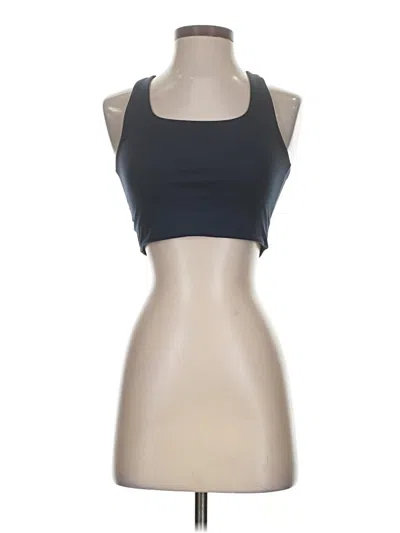 Pre-owned Girlfriend Collective Tank Top Black Halter Neckline Tops