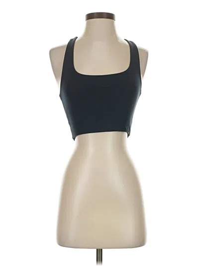 Pre-owned Girlfriend Collective Tank Top Black Halter Neckline Tops