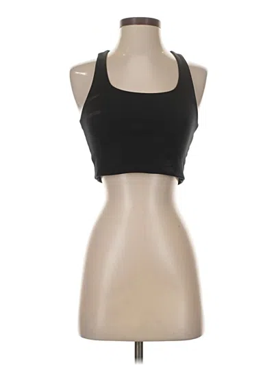 Pre-owned Girlfriend Collective Tank Top Black Halter Neckline Tops